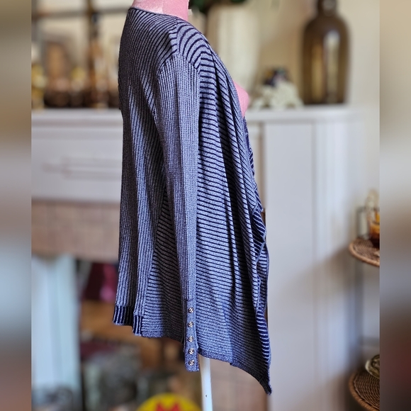 Tommy Hilfiger cardigan. Navy rib. Size  small. - Picture 5 of 9